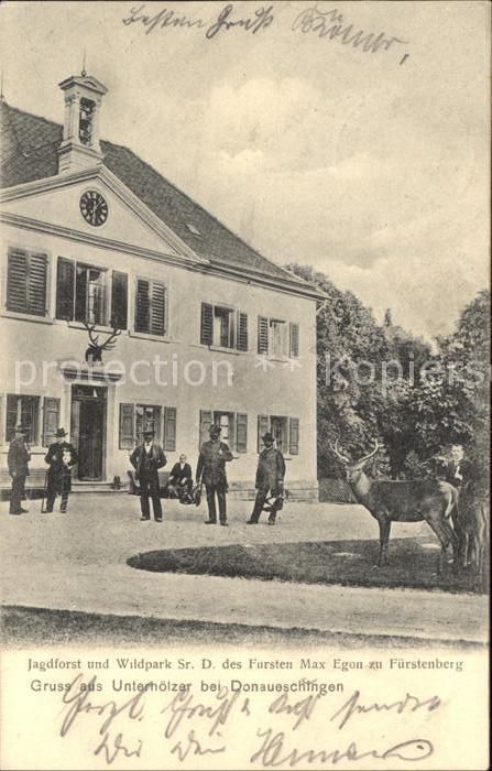 Donaueschingen Unterhoelzer Jagdforst-Wildpark Fuerst Max Egon zu Fuerstenberg