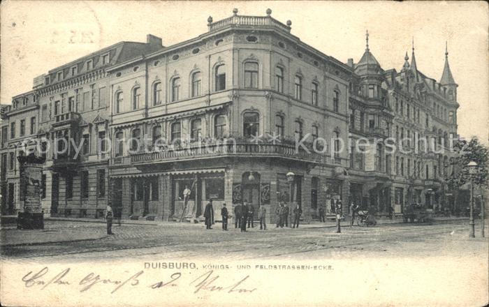 Duisburg Ruhr Koenigs- und Feldstrassen-Ecke