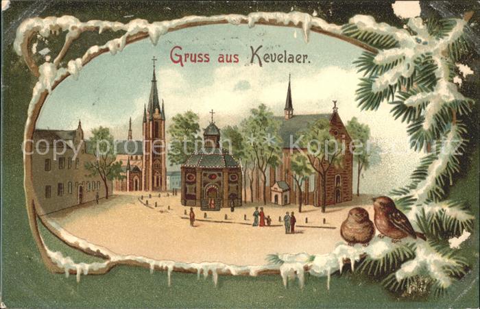 Kevelaer Kirche Litho