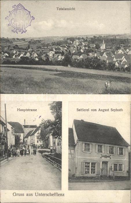 Unterschefflenz Hauptstrasse Sattlerei August Seyboth