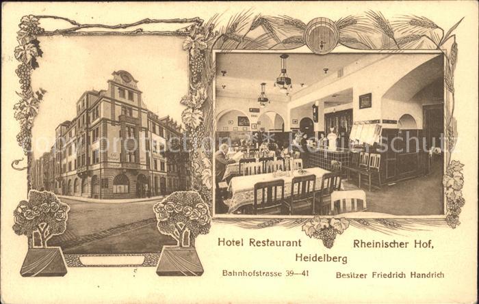 Heidelberg Neckar Hotel-Restaurant Rheinischer Hof