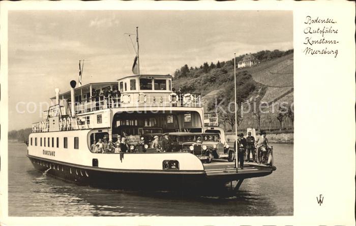 Konstanz Bodensee Meersburg Autofaehre Konstanz