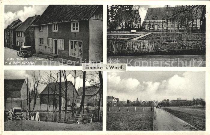 Einecke Gastwirtschaft-Kolonialwaren Wilhelm Schoppe