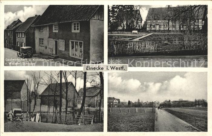 Einecke Gatswirtschaft-Kolonialwaren Wilhelm Schoppe