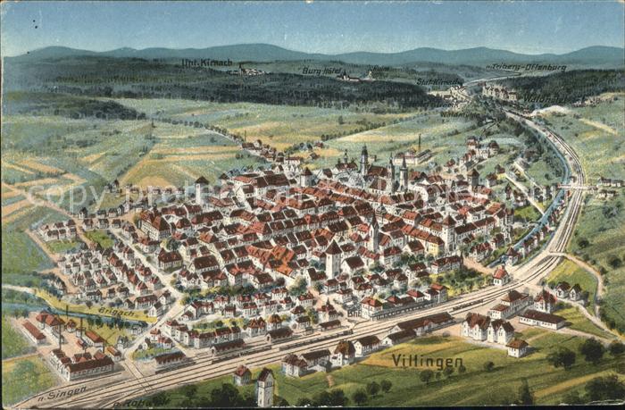 Villingen-Schwenningen Panoramakarte