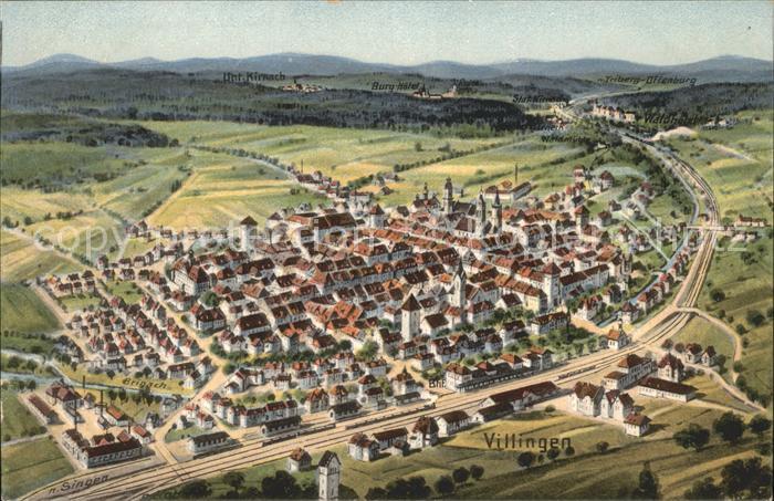 Villingen-Schwenningen Panoramakarte