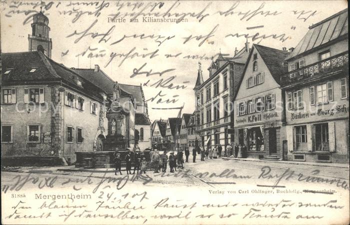 Bad Mergentheim Partie am Killiansbrunnen