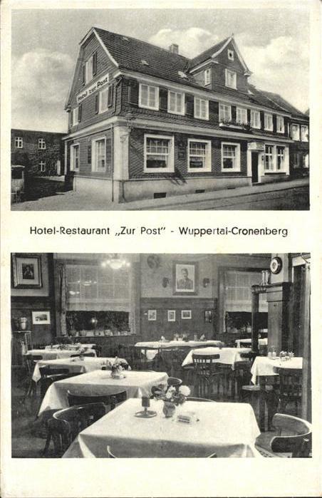 Wuppertal Cronenberg Hotel-Restaurant Zur Post