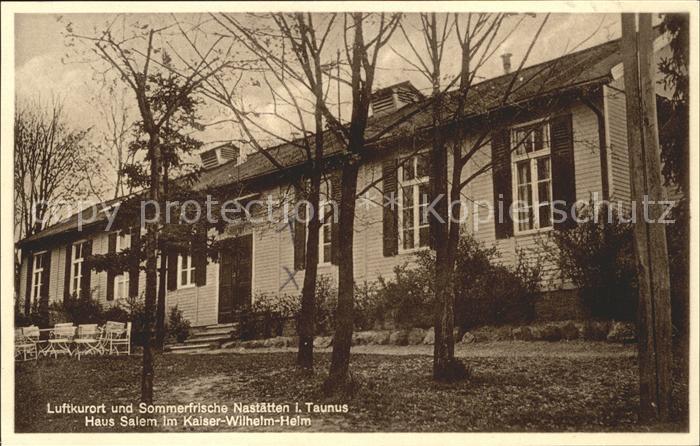 Nastaetten Taunus Haus Salem Kaiser-Wilhelm-Heim
