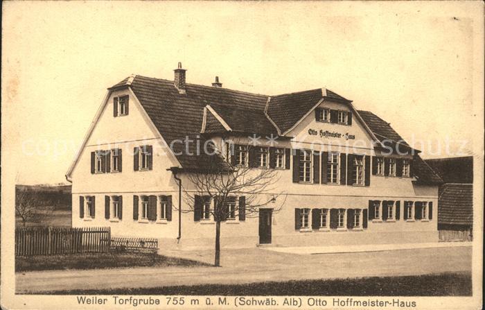 Lenningen Wuerttemberg Otto-Hoffmeister-Haus Weiler Torfgrube