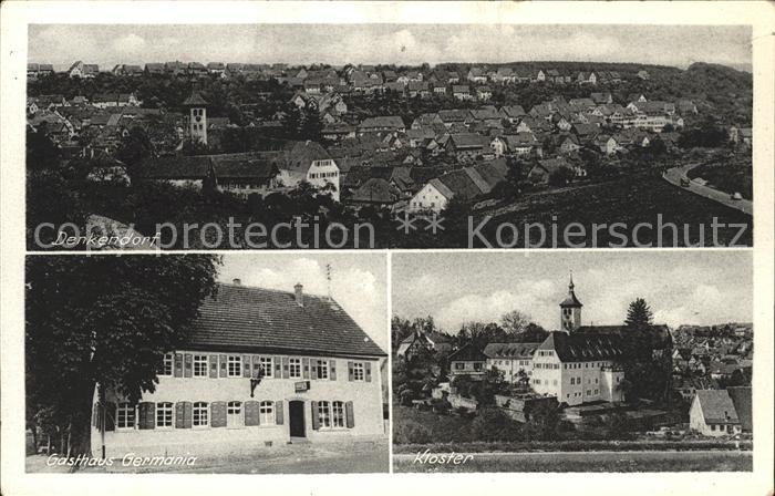 Denkendorf Wuerttemberg Gasthaus-Cafe Germania Kloster