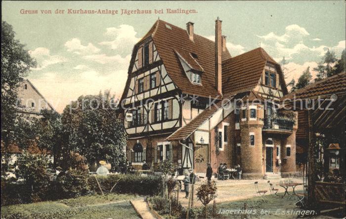 Esslingen Neckar Jaegerhaus Kurhaus-Anlage