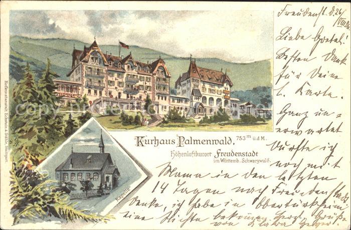 FREUDENSTADT BW Kurhaus Palmenwald Kapelle