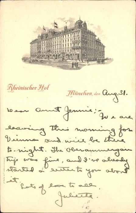 Muenchen Rheinischer Hof