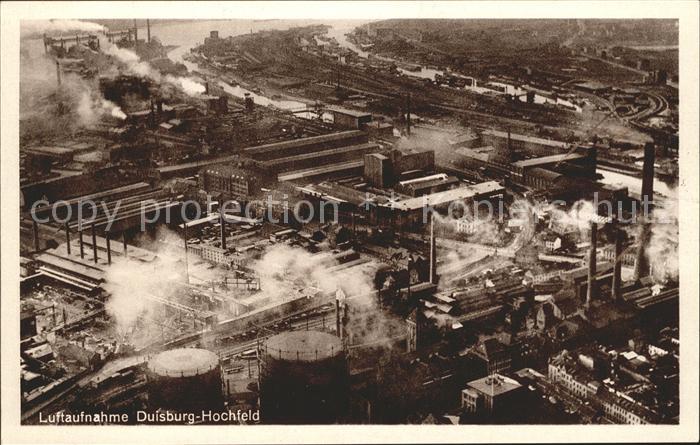Hochfeld Duisburg Fliegeraufnahme