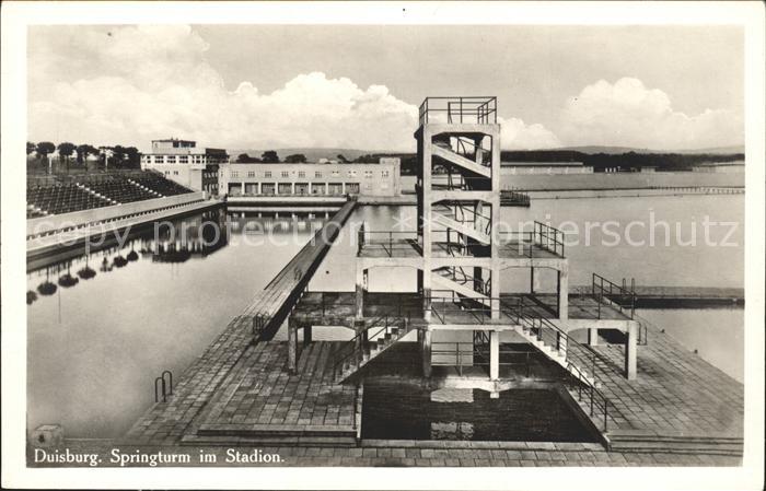 Duisburg Ruhr Springturm im Stadion