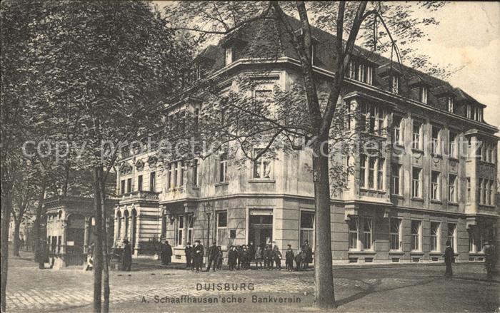 Duisburg Ruhr A. Schaaffhausen'scher Bankverein