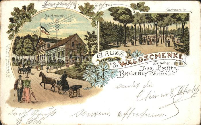 Bredeney Waldschenke Litho