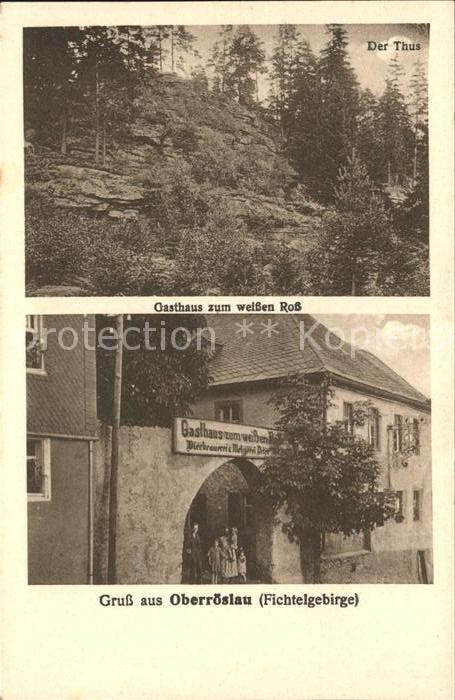 Oberroeslau Gasthaus zum weissen Ross Thus
