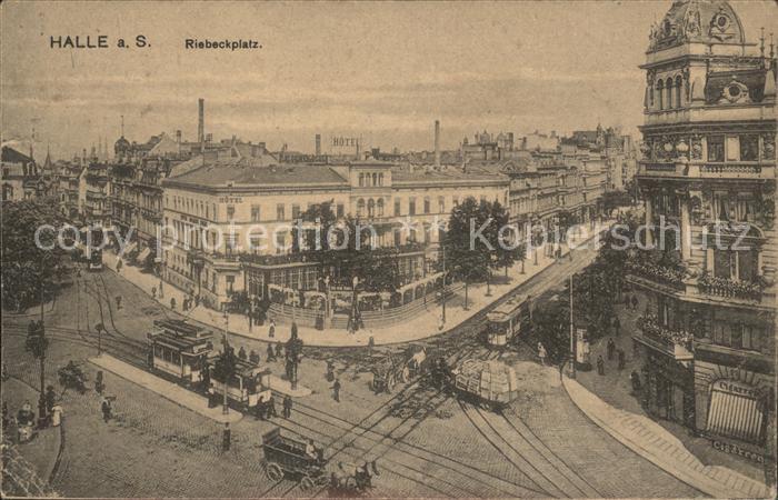 Halle Saale Riebeckplatz Strassebahn