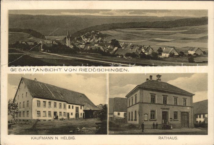 Riedoeschingen Rathaus Kaufmann N. Helbig