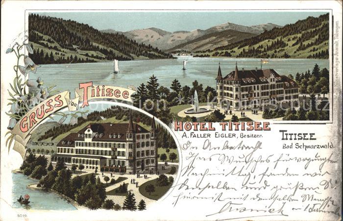 Titisee Hotel Titisee Litho