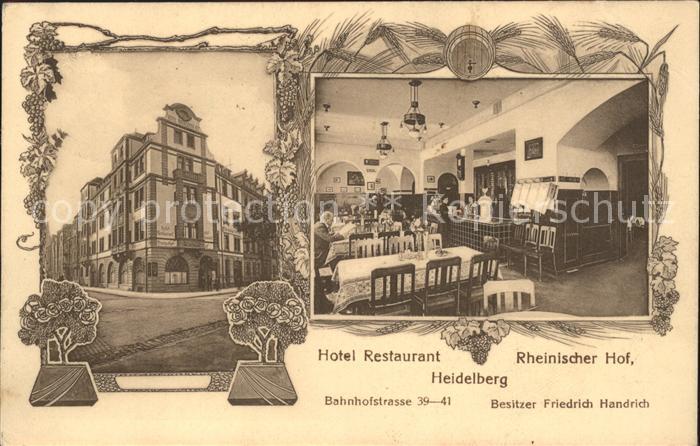 Heidelberg Neckar Hotel-Restaurant Rheinischer Hof