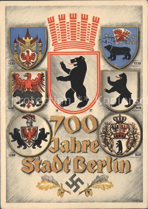 Berlin 700 Jahre Stadt Berlin Wappen  NZ3
