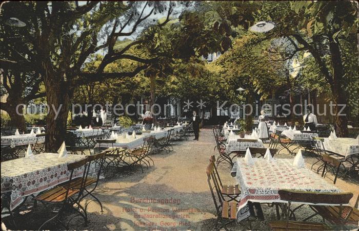 Berchtesgaden Hotel-Pension Watzmann Restaurationsgarten