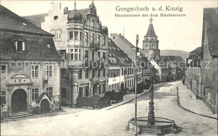 Gengenbach Hauptstrasse Nikolausturm