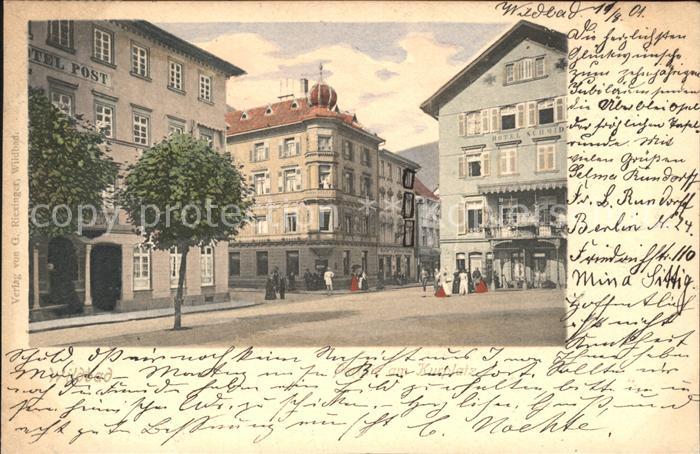 Wildbad Schwarzwald Kurplatz Hotel Post