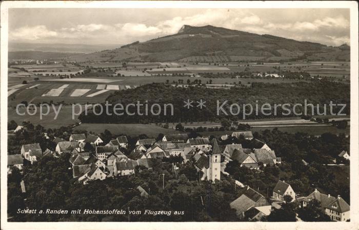 Schlatt Randen Hohenstoffeln Fliegeraufnahme