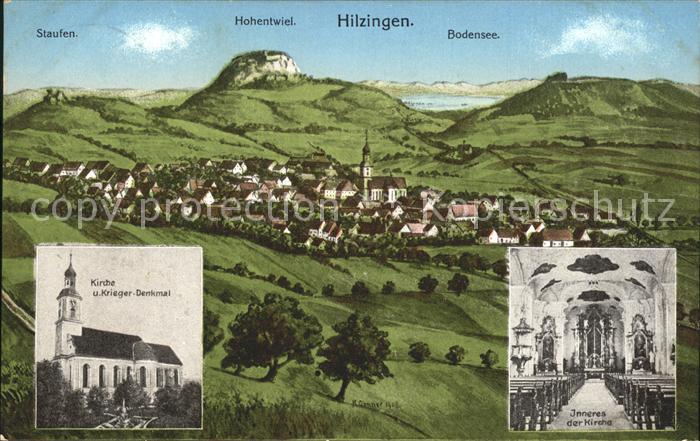 Hilzingen Kirche Krieger-Denkmal Bodensee