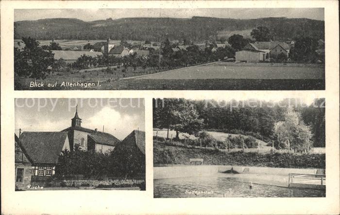 Altenhagen I Kirche Badeanstalt