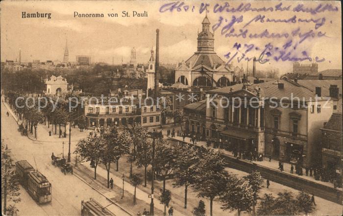 Hamburg St. Pauli Strassenbahn