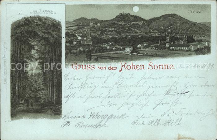 Eisenach Thueringen Hohe Sonne