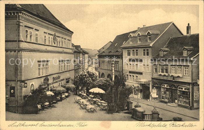 Sondershausen Thueringen Marktplatz Ratskeller NZ3