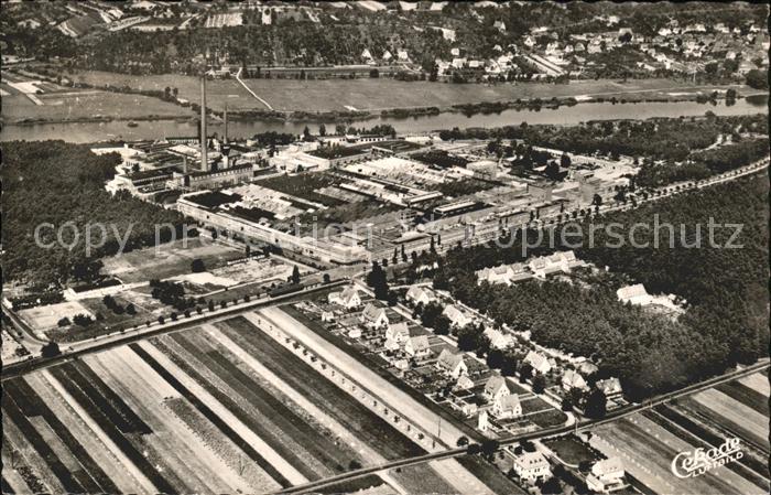 Obernburg Main Glanzstoffwerke Fliegeraufnahme