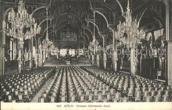 Koeln Rhein Grosser Guerzenich-Saal