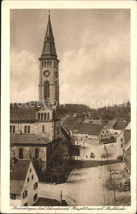 Braeunlingen Hauptstrasse Stadtkirche