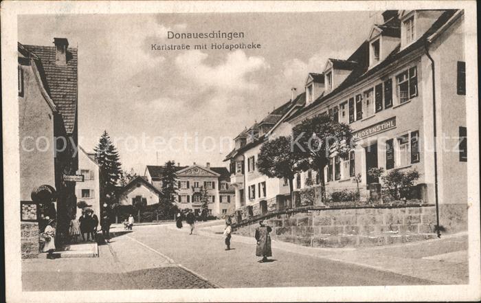 Donaueschingen Karlstrasse Hofapotheke