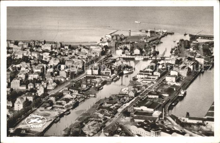 Cuxhaven Nordseebad Fliegeraufnahme