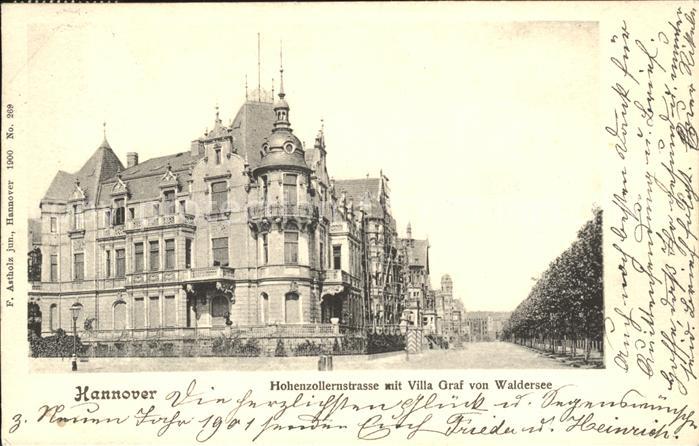 Hannover Hohenzollernstrasse Villa Graf von Waldersee