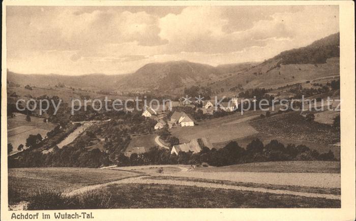 Achdorf Blumberg Wutach-Tal