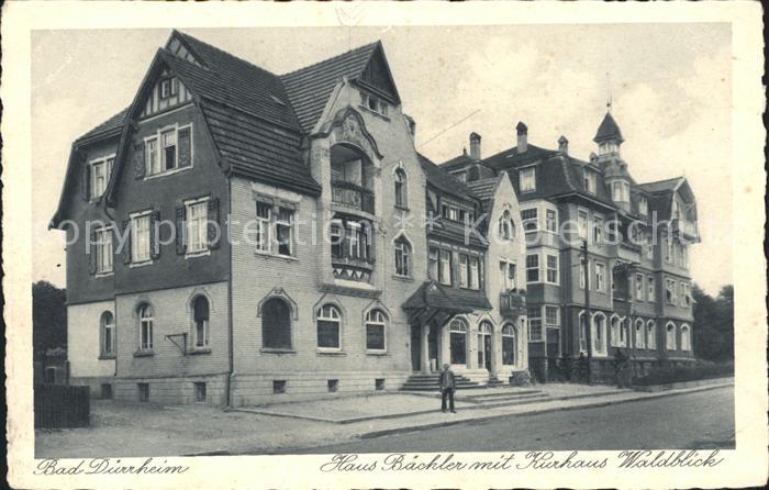 Bad Duerrheim Haus Baechler Kurhaus Waldblick