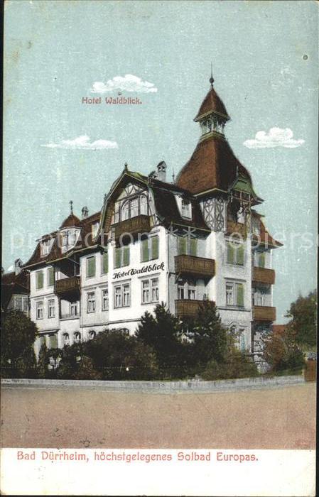Bad Duerrheim Hotel Waldblick