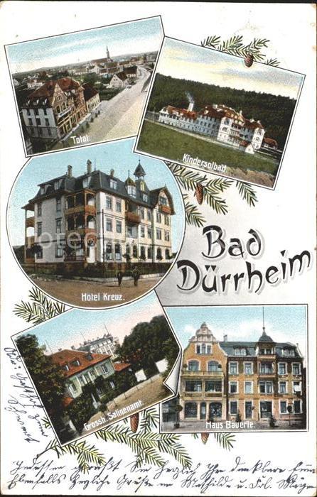 Bad Duerrheim Hotel Kreuz Kindersolbad Haus Baeuerle Salinenamt