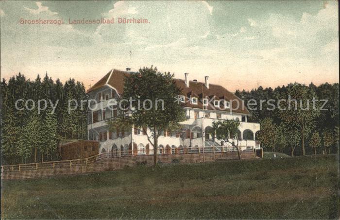 Bad Duerrheim Grossherzogliches Landessolbad