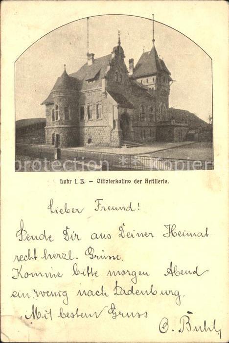 Lahr Schwarzwald Offizierkasino Artillerie