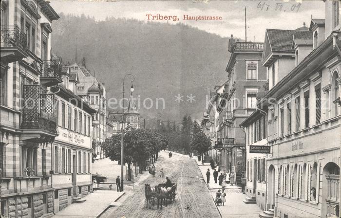 Triberg Schwarzwald Hauptstrasse Gasthof Adler
